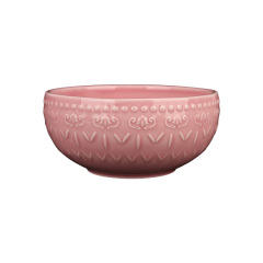 Wholesale Embossed Retro Ceramic Dinnerware Set, Rustic Stoneware Tableware for Restaurant Hotel Bulk Supply