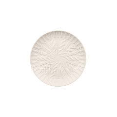 Wholesale Embossed Knitted Texture Ceramic Dinner Plates, Radial Ribbed Glazed Plates for Home Restaurant Hotel Supply