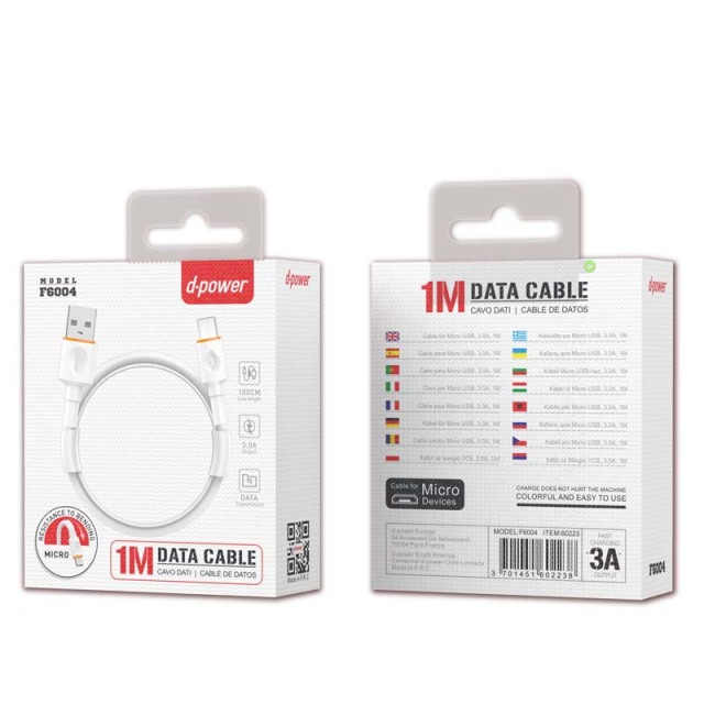 F6004  Câble de charge TPE 3A