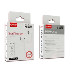 K6009 Écouteurs intra-auriculaires filaires