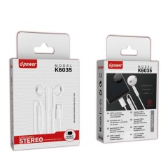 K6035 Écouteurs intra-auriculaires filaires IP
