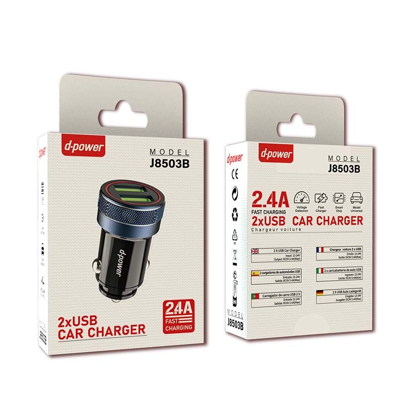 J8503 Chargeur de voiture 2.4A