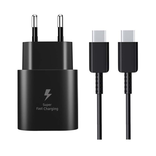 D-Power J8548 25W PD Fast Charger | Kit with USB-C to USB-C Cable | Compatible with Samsung/Apple/Android | CE Certified, Travel-Ready