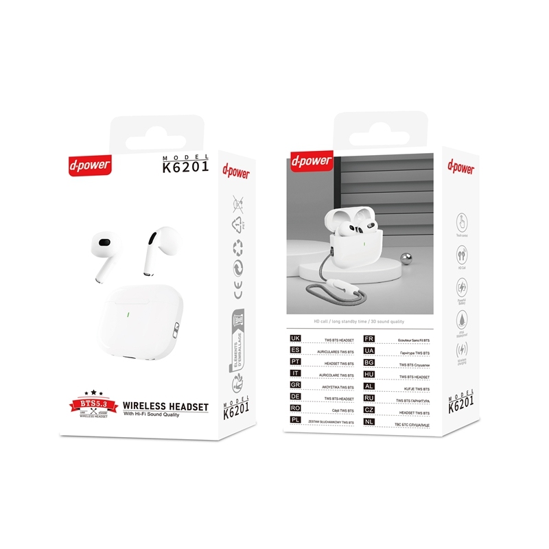K6201 Écouteurs Bluetooth TWS