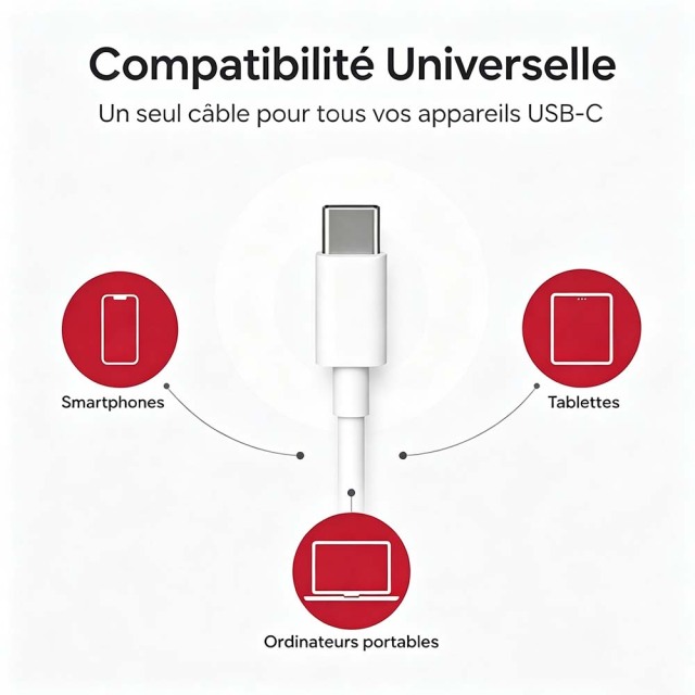 F9000 3A PD Charger, compatible with most USB-C fast chargers