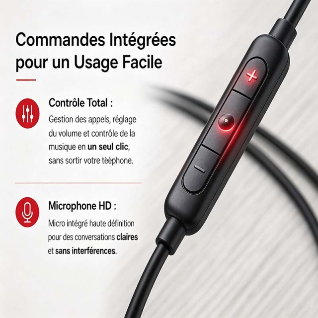 D-Power K6036 USB-C Wired Earphones, In-ear Headset with Mic & Controller, Compatible with Android, Black & White Available