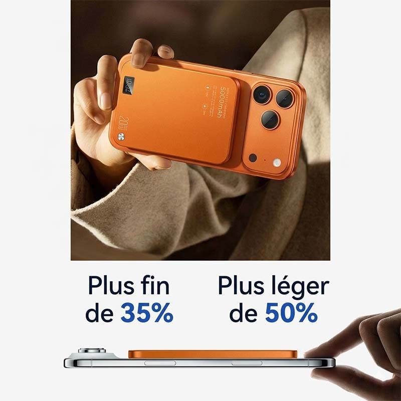 Bloc Batterie Magnétique GT10 Charge Rapide 20W