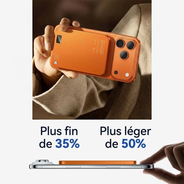 Bloc Batterie Magnétique GT10 Charge Rapide 20W