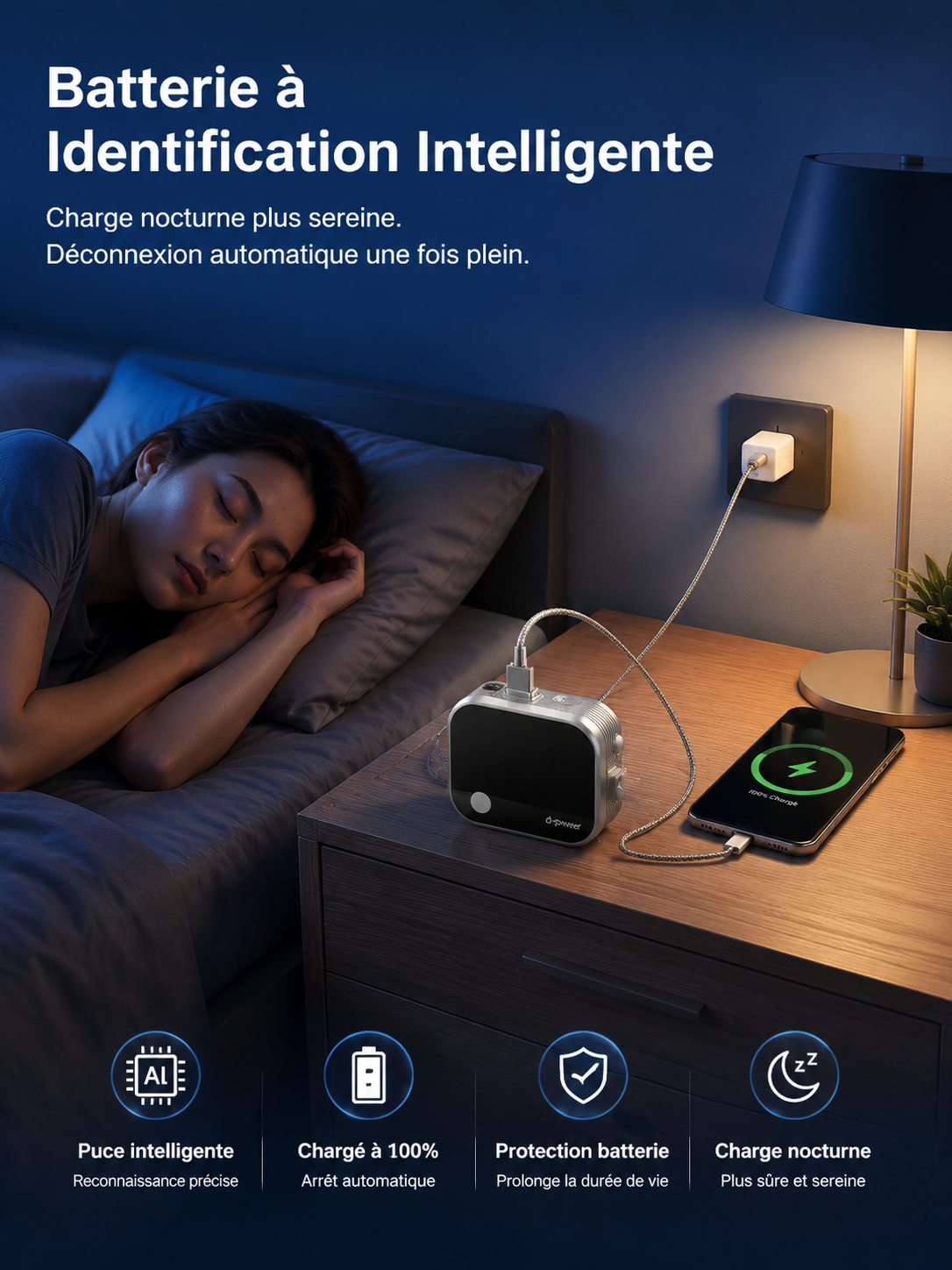 Séparateur pleine charge, déconnexion automatique à charge complète