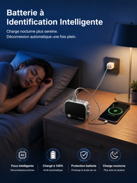 Séparateur pleine charge, déconnexion automatique à charge complète