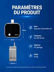 Séparateur pleine charge, déconnexion automatique à charge complète