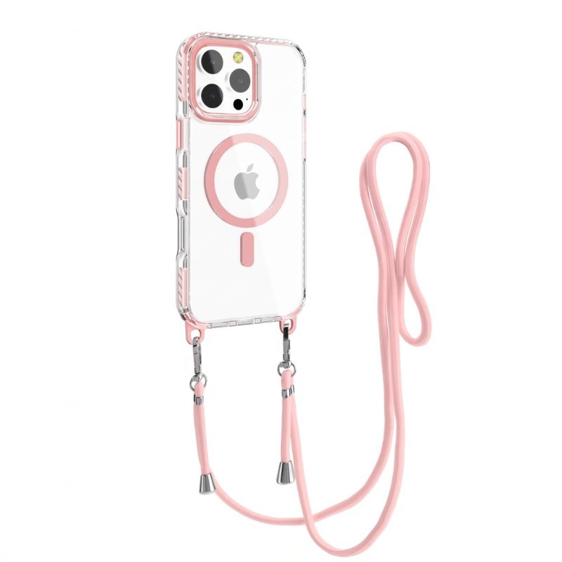 KC25 Coque iPhone Magnétique avec Cordon | Mains Libres · Aimant Puissant · Coins Renforcés · Anti-Jaunissement UV