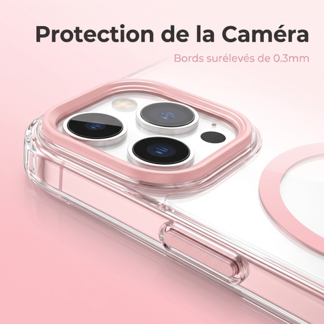KC25 Coque iPhone Magnétique avec Cordon | Mains Libres · Aimant Puissant · Coins Renforcés · Anti-Jaunissement UV