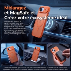 KC26 Coque iPhone 17 Air Parisienne | Fine & MagSafe – Protection surélevée, anti-chute, écosystème magnétique