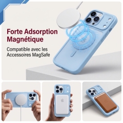 KC26 Coque à Aimant Puissant | Compatible MagSafe · Double Rebord Surélevé 1,5 mm · Dos Mat Anti-Traces · Protection Militaire Anti-Choc