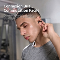 C6 Cloud-Light Ear Clip Earbuds | 4.7g Each, All-Day Zero-Pressure Fit