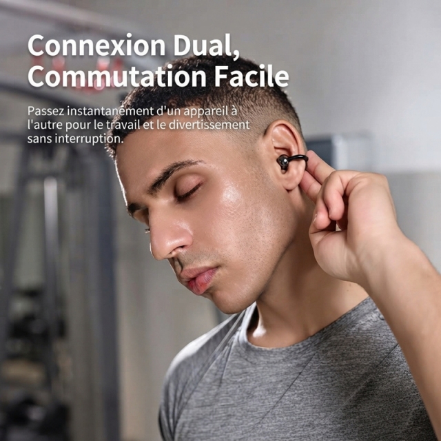 C6 Cloud-Light Ear Clip Earbuds | 4.7g Each, All-Day Zero-Pressure Fit