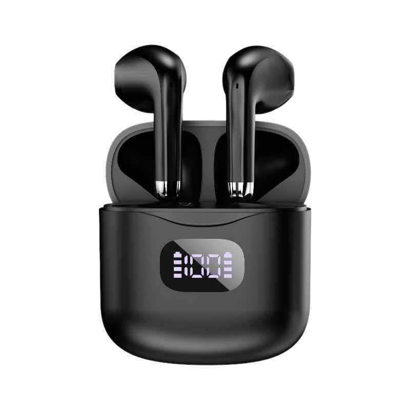 HE-060D Écouteurs Bluetooth Sans Fil, Affichage Numérique LED, Autonomie 30H, Étanche IPX5, Contrôle Tactile pour le Sport