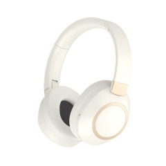 VJE85 ANC Active Noise Cancelling Over‑Ear Bluetooth Headphones, 100H Playtime, Soft Protein Leather Memory Foam Ear Cups, Clear Call, Multi‑Device Connection Wireless Headset