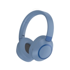 VJE85 Casque Bluetooth supra‑auriculaire à réduction de bruit ANC, autonomie 100H, coussinets en cuir protéiné respirant, appels nets, basculement multi‑appareils