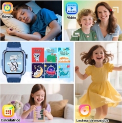 K20 Kids Smart Watch, Children Smartwatch with Call, Camera, Video Recorder, Story & Music Player, Gift for Boys Girls
