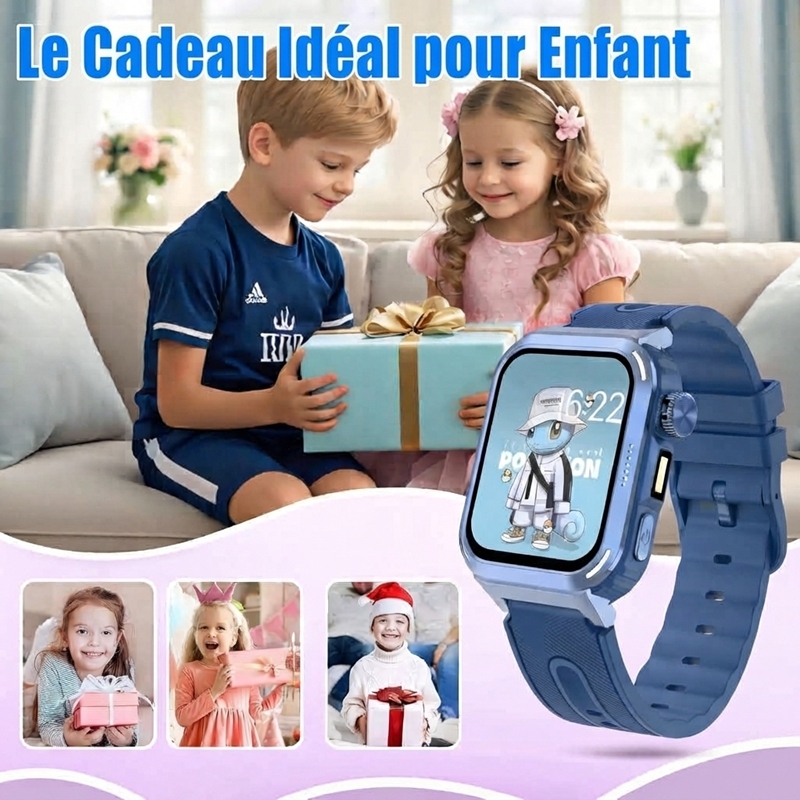 K20 Kids Smart Watch, Children Smartwatch with Call, Camera, Video Recorder, Story & Music Player, Gift for Boys Girls