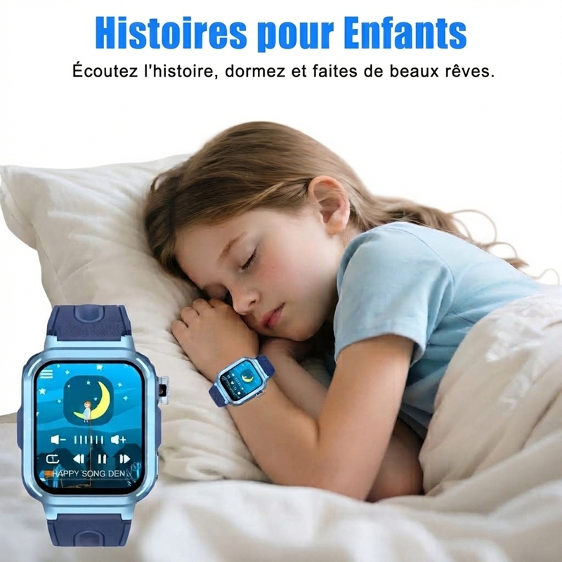 K20 Kids Smart Watch, Children Smartwatch with Call, Camera, Video Recorder, Story & Music Player, Gift for Boys Girls