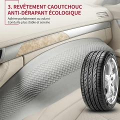 JX-023 Housse de volant automobile nid‑d’abeille fibre de carbone noir‑rouge, protection de volant 3D respirante antidérapante, adaptabilité universelle