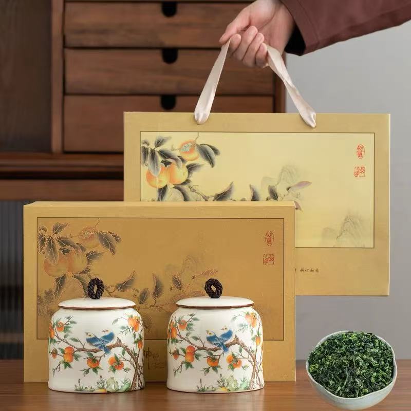 Premium Anxi Tieguanyin Tea Gift Box - Authentic Fujian Orchid Fragrance Oolong