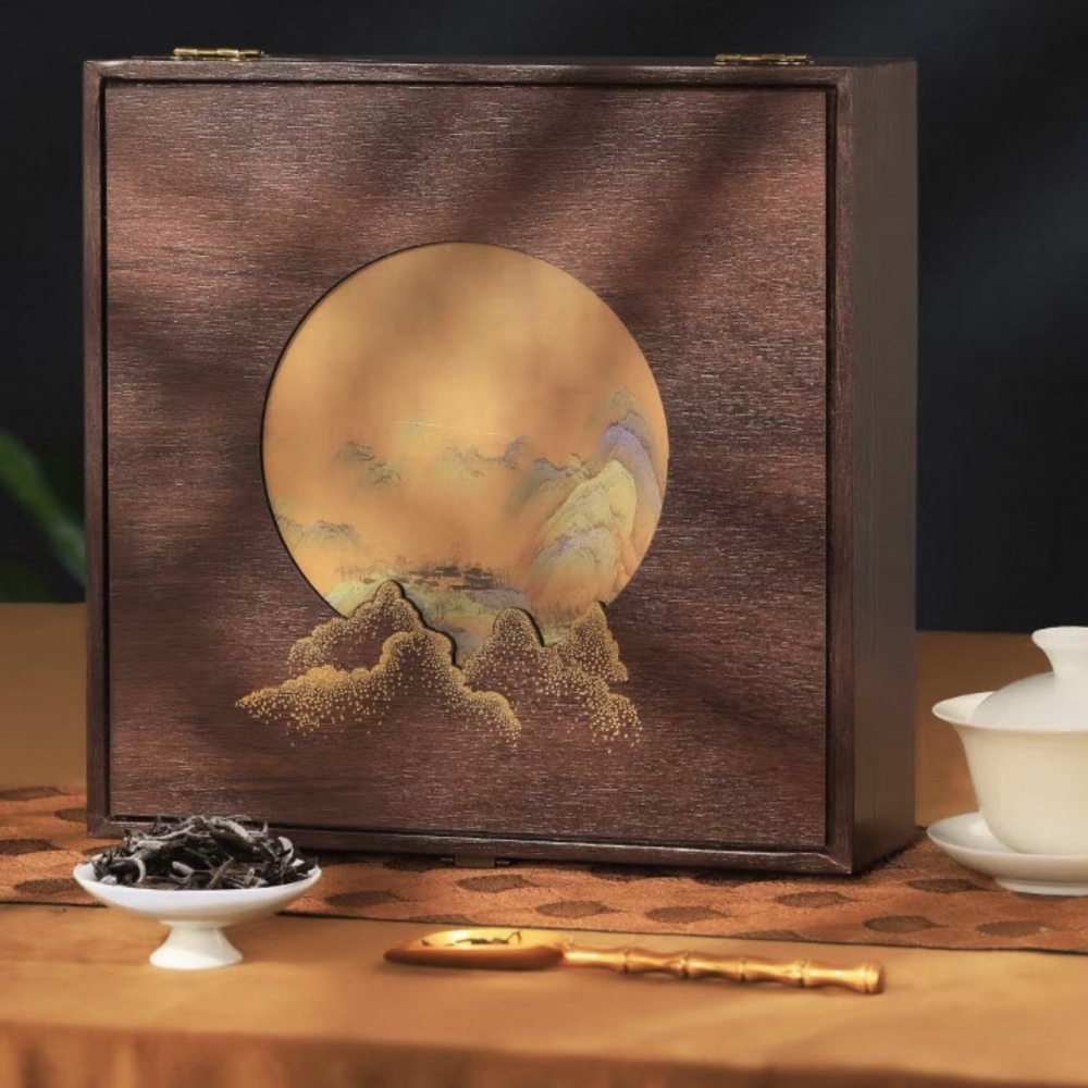 Aged Shoumei White Tea Cake Gift Box - 300g Premium Aged White Tea