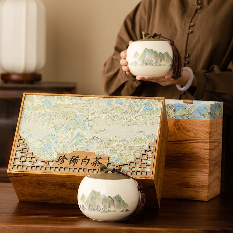 Premium 2025 Anji White Tea Gift Box - Rare Baiye No.1 Green Tea Specialty