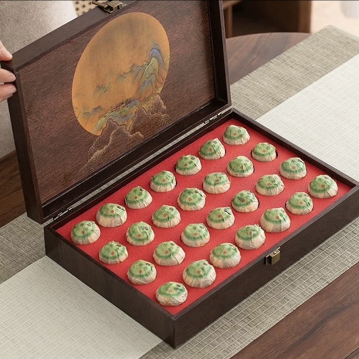 Authentic Xiaoqinggan Pu'er Gift Box - Premium Tangerine Peel Pu'er Tea