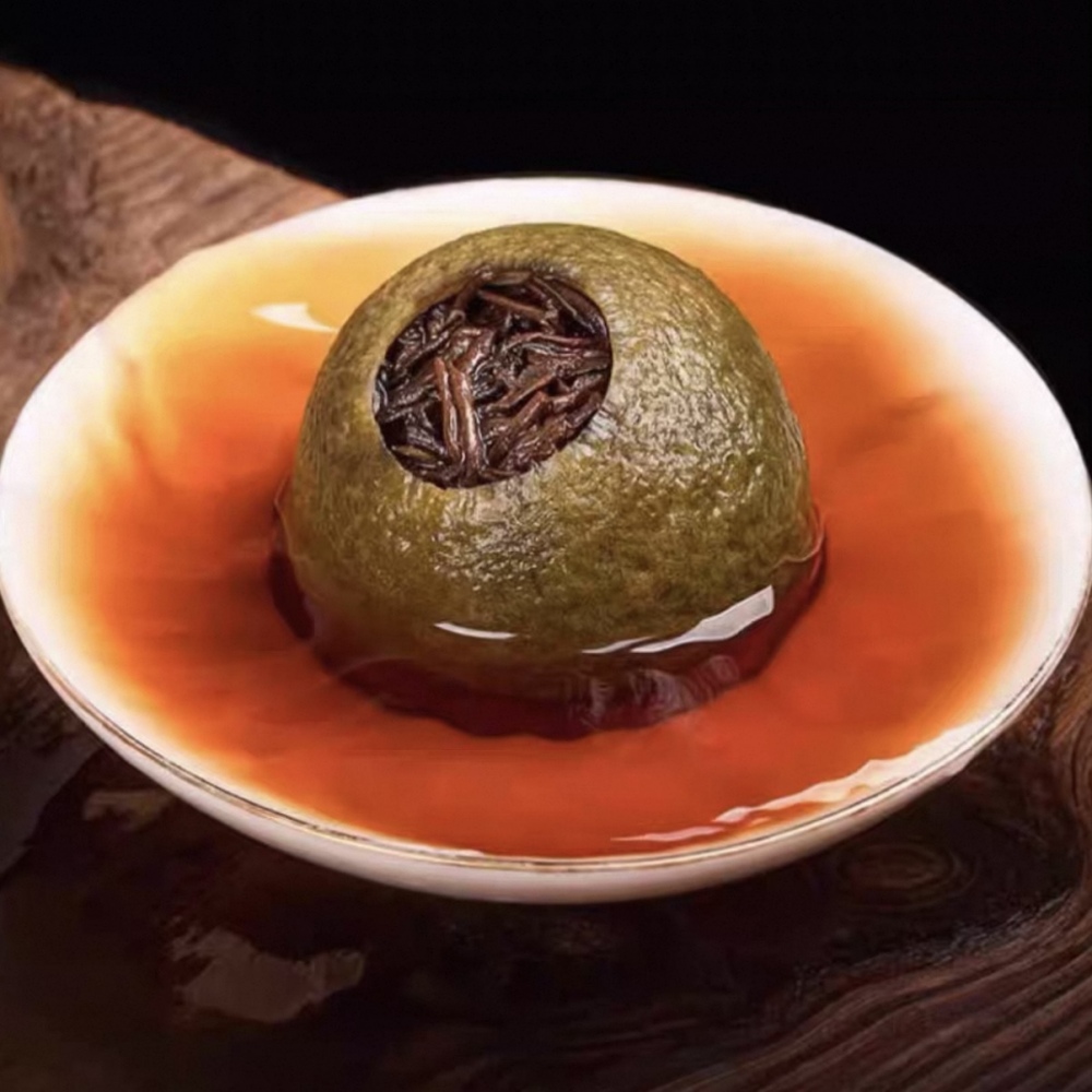 Authentic Xiaoqinggan Pu'er Gift Box - Premium Tangerine Peel Pu'er Tea