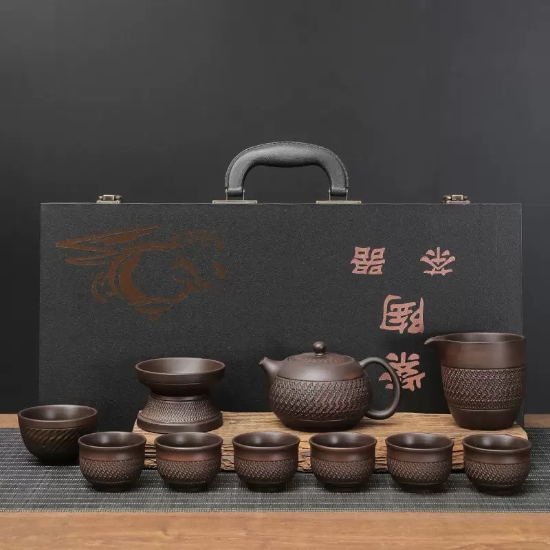 Classic Purple Clay Tea Set - Traditional Oriental Tea Ceremony Collection