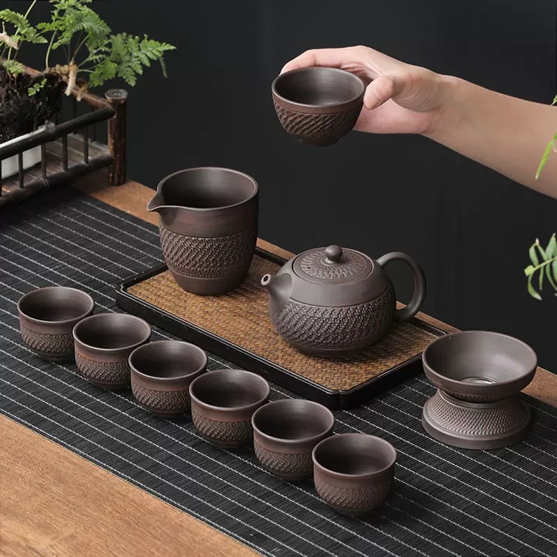Classic Purple Clay Tea Set - Traditional Oriental Tea Ceremony Collection