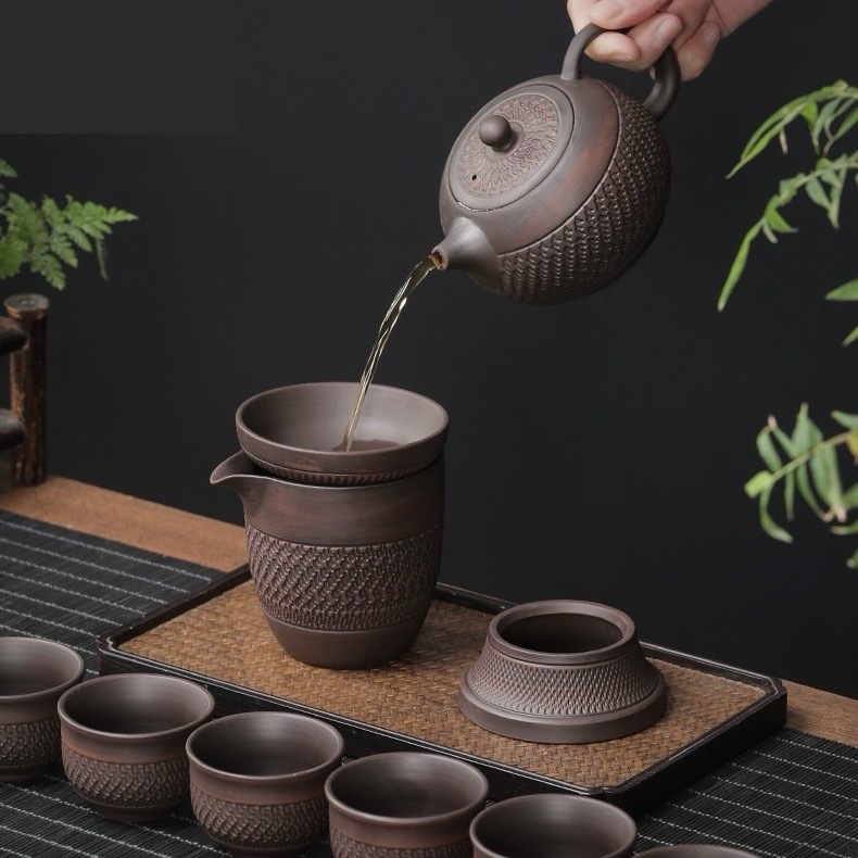 Classic Purple Clay Tea Set - Traditional Oriental Tea Ceremony Collection