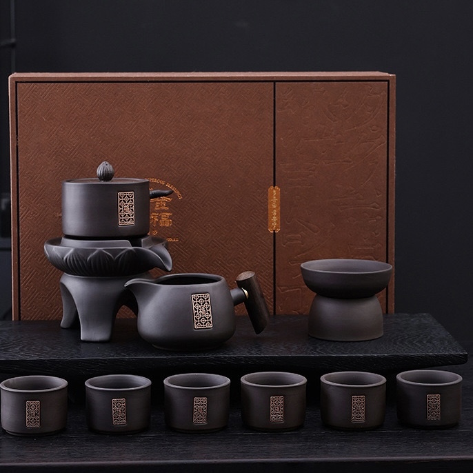Automatic Zisha Tea Set - Timeless Craft Meets Modern Convenience