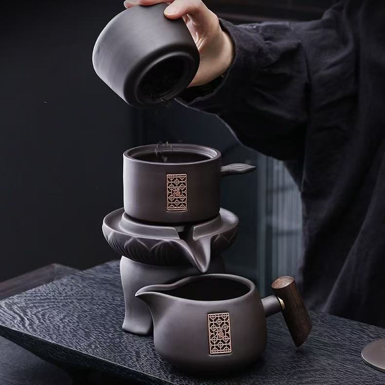Automatic Zisha Tea Set - Timeless Craft Meets Modern Convenience