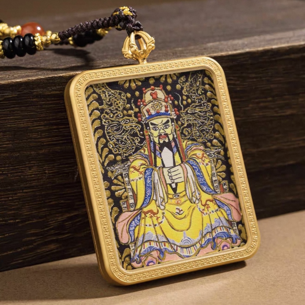 Jiuwuye Thangka Necklace (Wealth & Good Fortune)