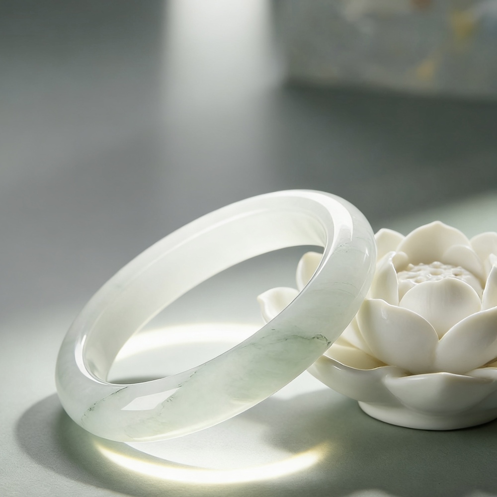 Tianshan Green Jade Bangle