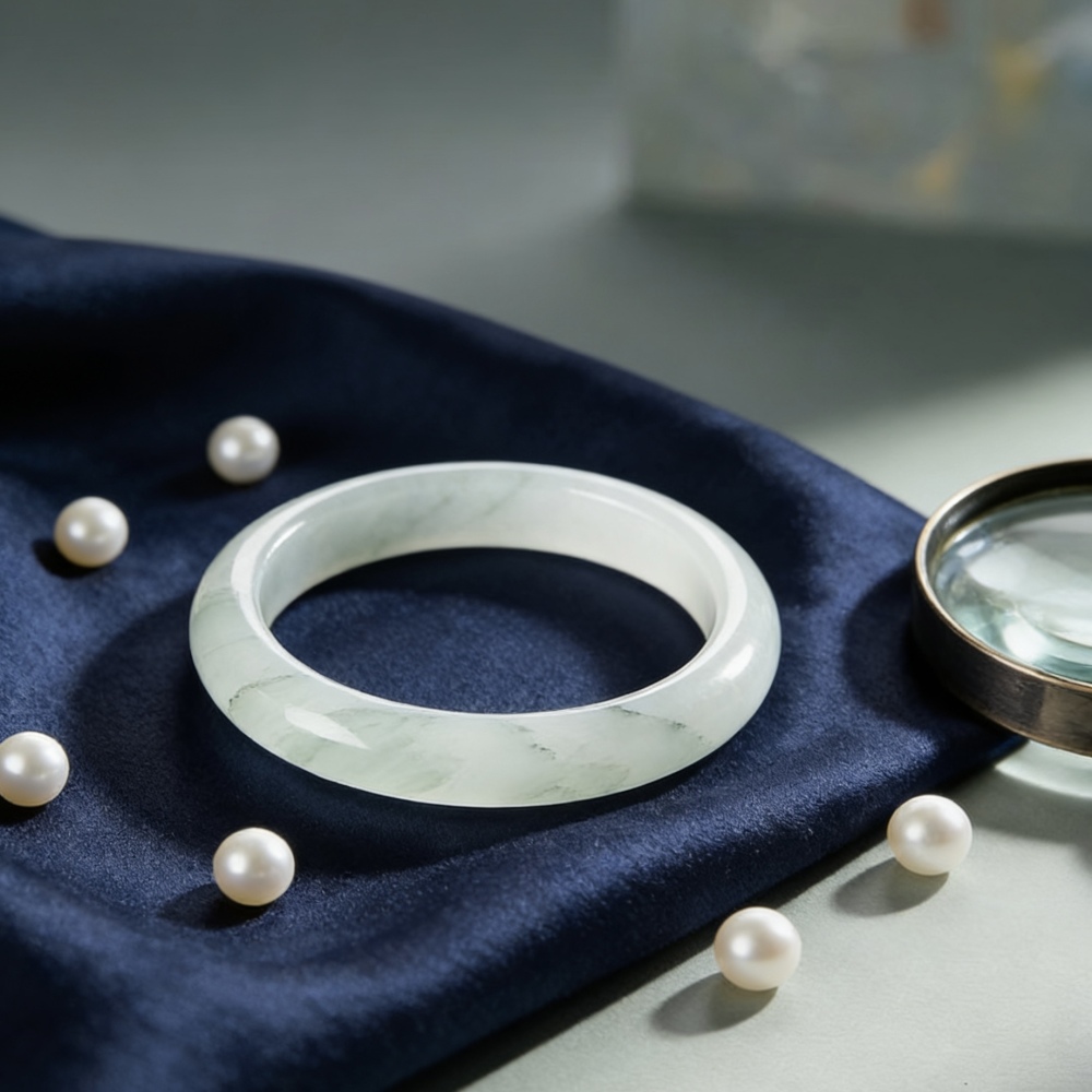 Tianshan Green Jade Bangle