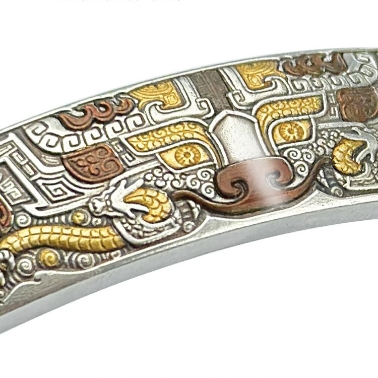 Taotie Carved Meteorite Bangle