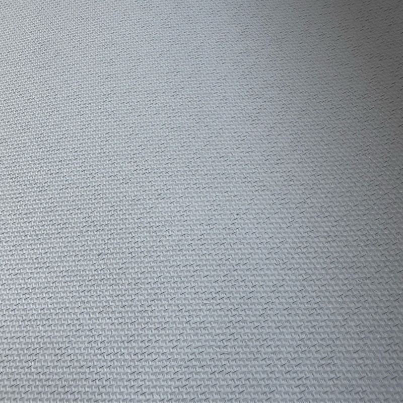 PU coated wire reinforced fiberglass cloth for fire curtains