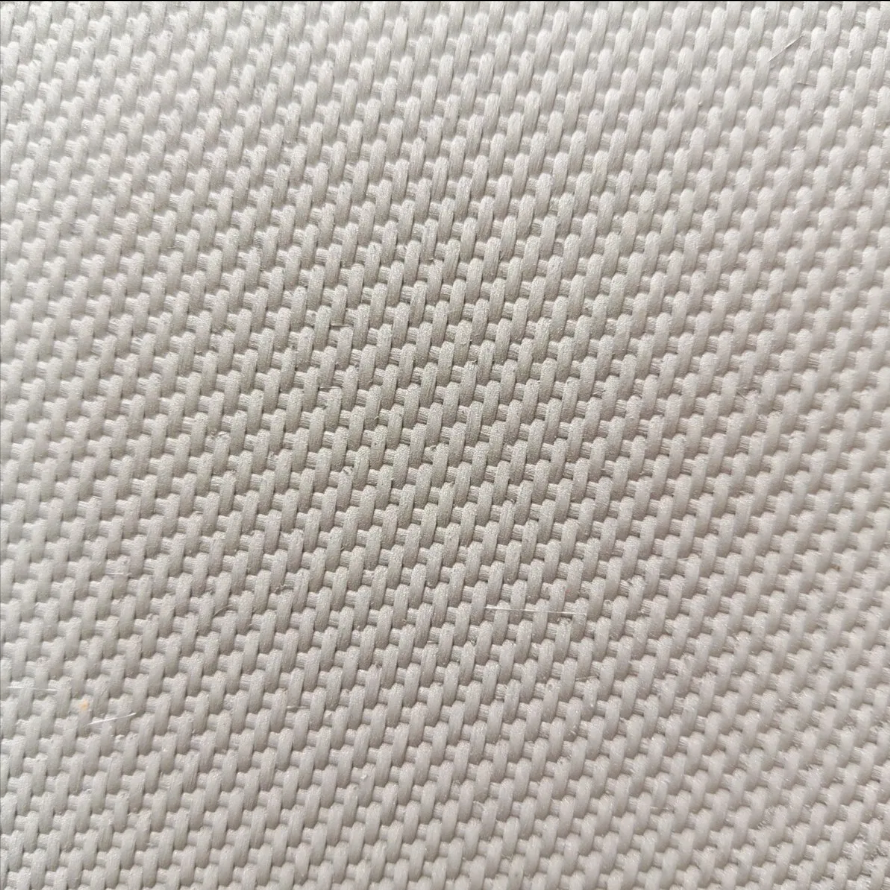 0.8mm white PU coated fiberglass cloth