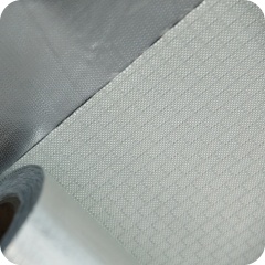 Checkerboard weave fiberglass fabric with aluminum foil