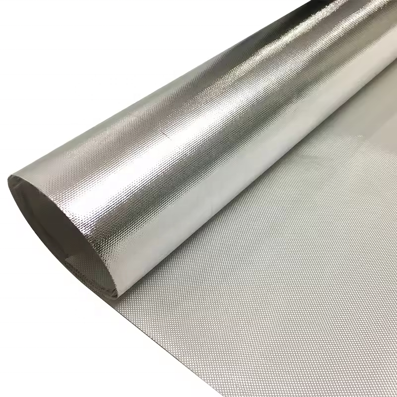 0.2 mm light weight aluminum foil laminated E-Glass fabric