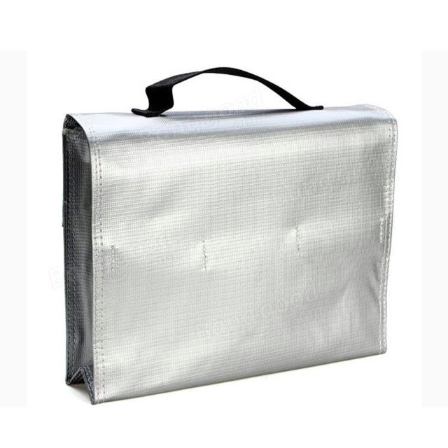 aluminum foil fiberglass fabric fireproof bag
