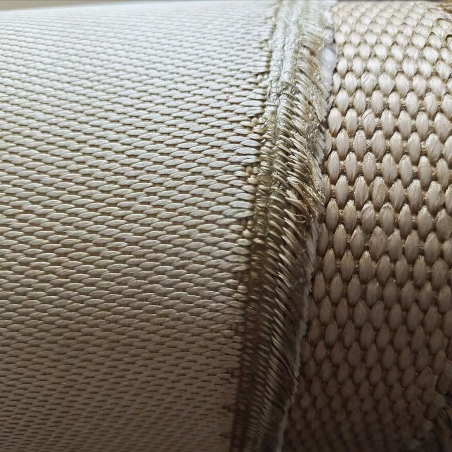 1100gsm and 1400gsm silica fabrics vermiculite coated