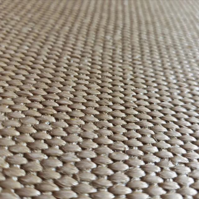 2mm heavy duty texturized silica cloth with vermiculite coating
