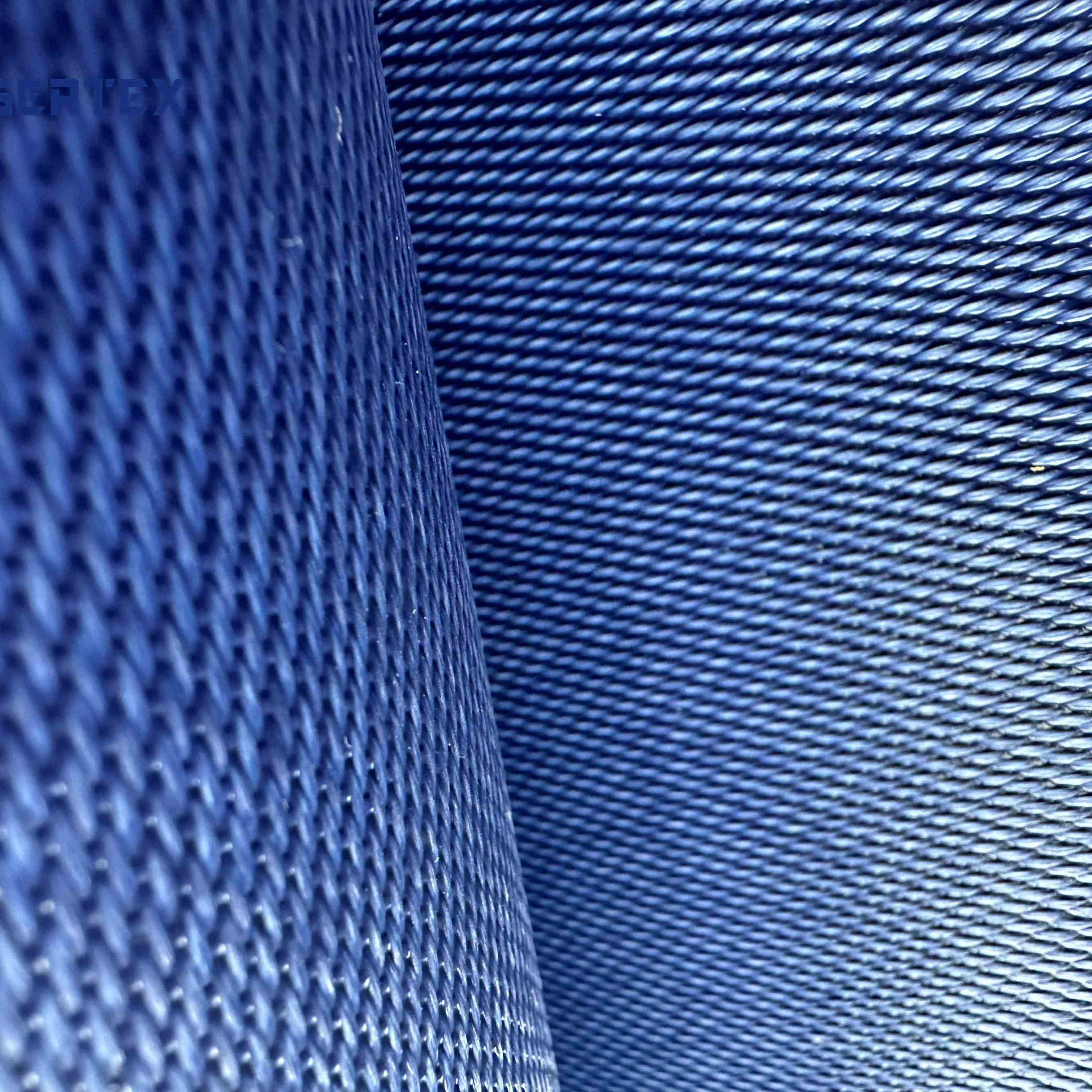 8H satin weave filament fiberglass cloth with blue silicone coating